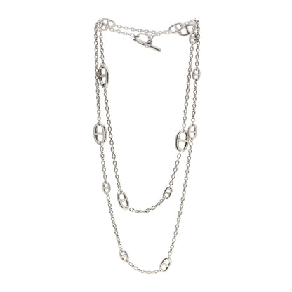 Hermes Sterling Silver Farandole Necklace 160 3 of 5