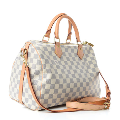 Louis Vuitton Damier Azur Speedy Bandouliere 30 3 of 11
