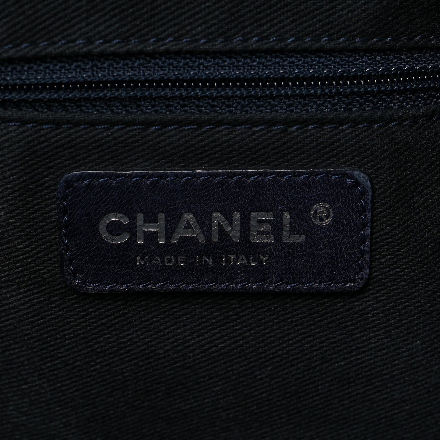 Caviar Executive Cerf Shopper Tote Navy