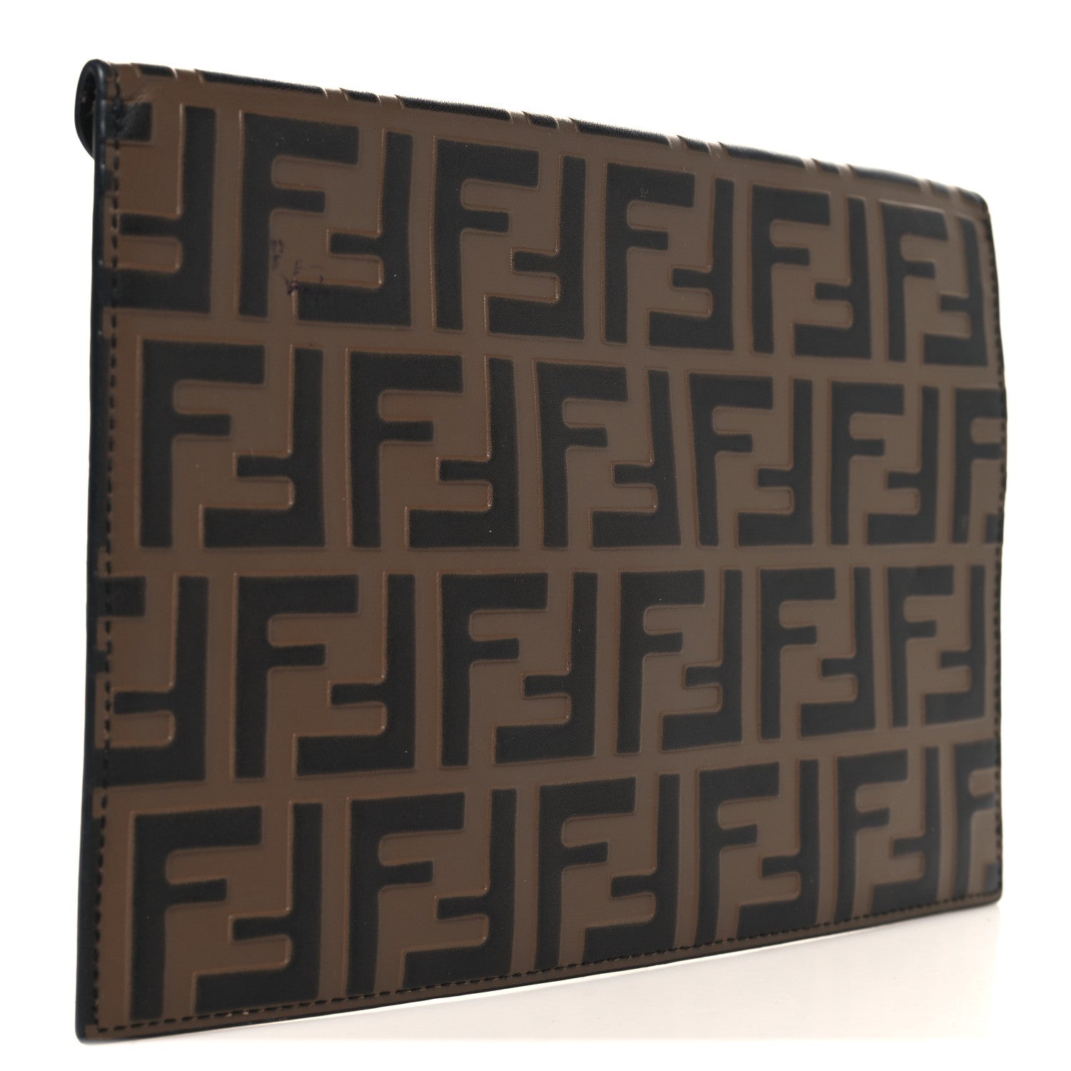 Fendi Vitello Soft F is Fendi Bi-Color FF 1974 Embossed Envelope