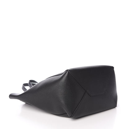 Celine Soft Grained Calfskin Small Belt Cabas Phantom Black 3 of 8