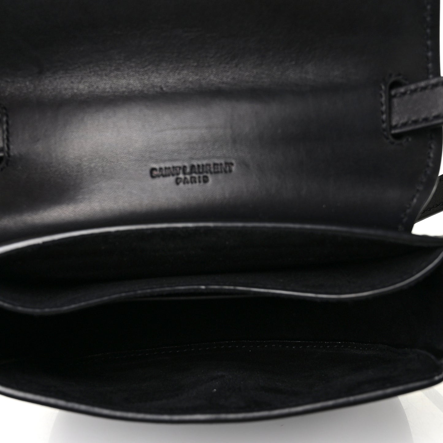 Smooth Calfskin Mini Classic Monogram Kaia Satchel Black