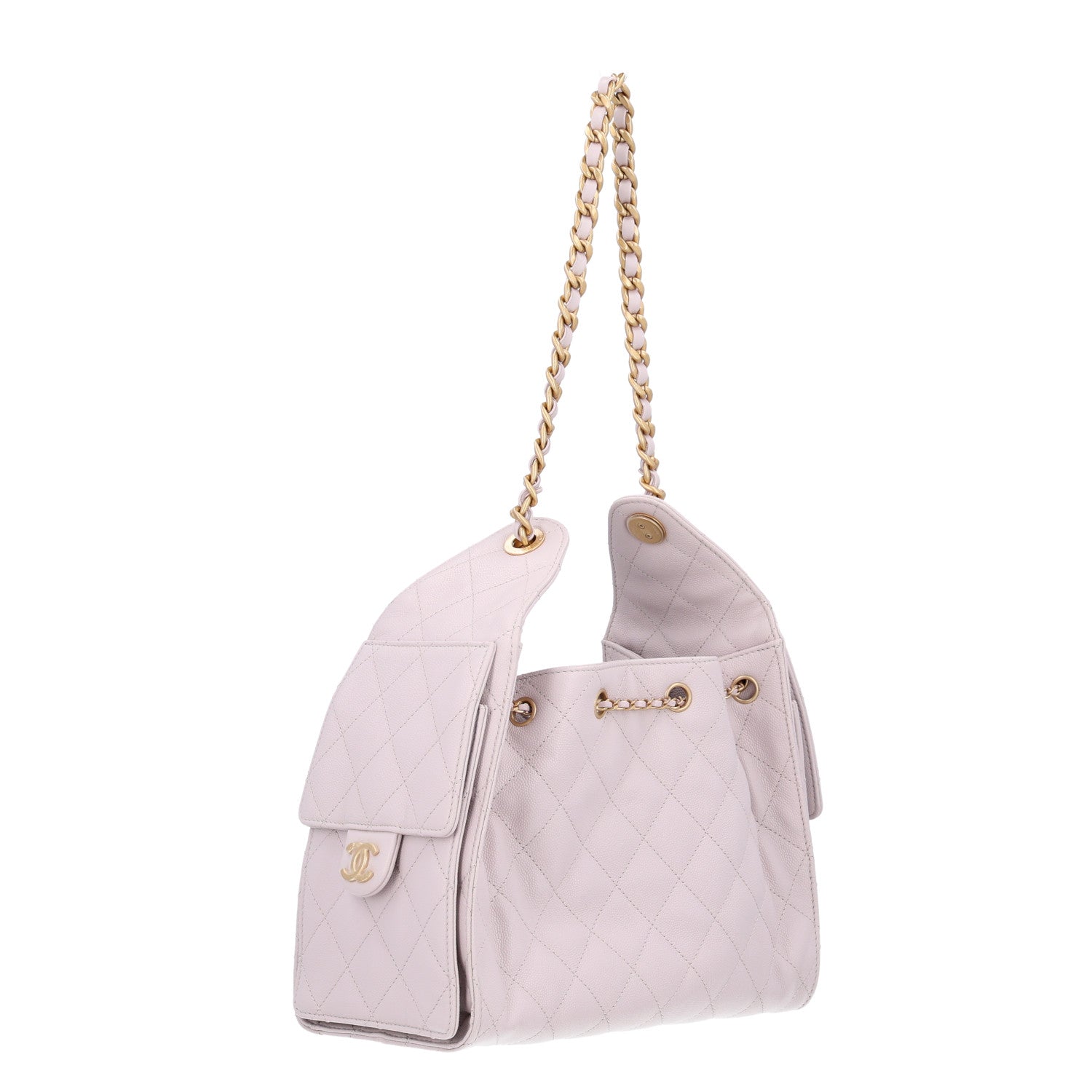 Chanel Caviar Quilted Small Chanel 25 Handbag Lilas Lilac 2 of 10