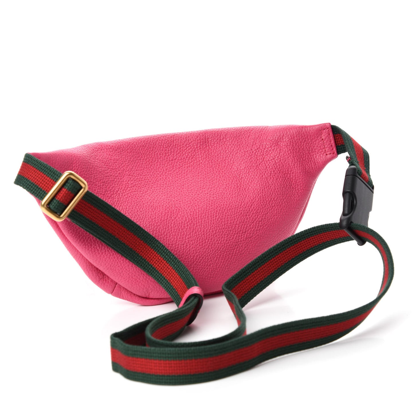 Grained Calfskin Small Logo Belt Bag Box Pink Green