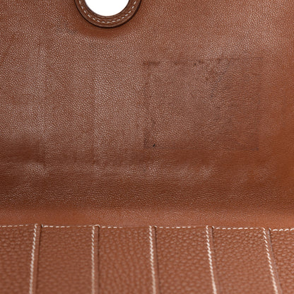 Hermes Togo Dogon Wallet Gold 9 of 10