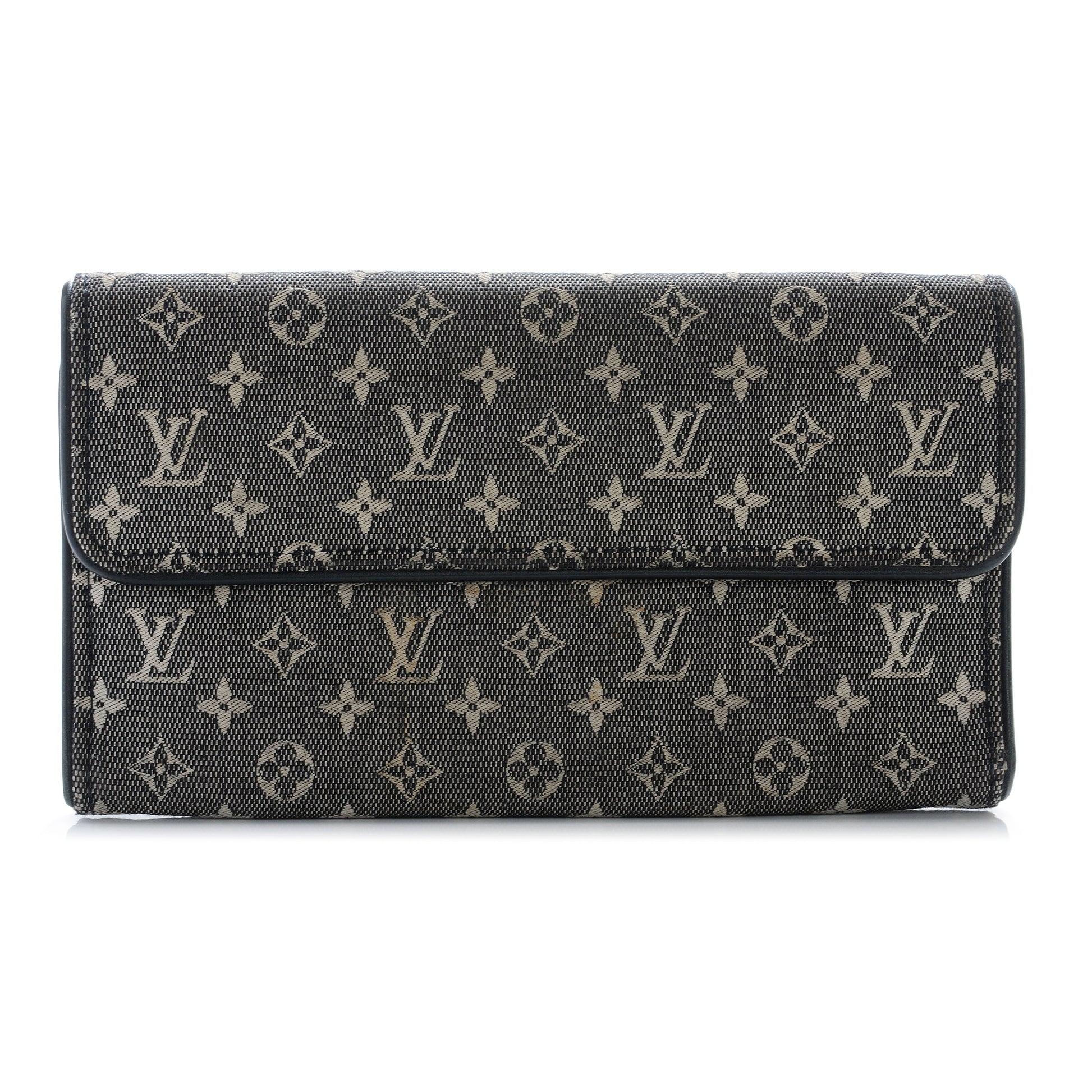 Louis Vuitton Mini Monogram Porte Tresor International Wallet Black 1 of 6
