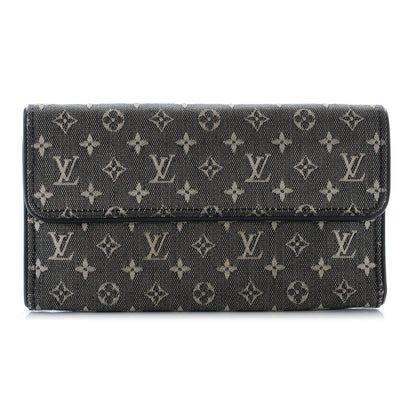 Louis Vuitton Mini Monogram Porte Tresor International Wallet Black 1 of 6