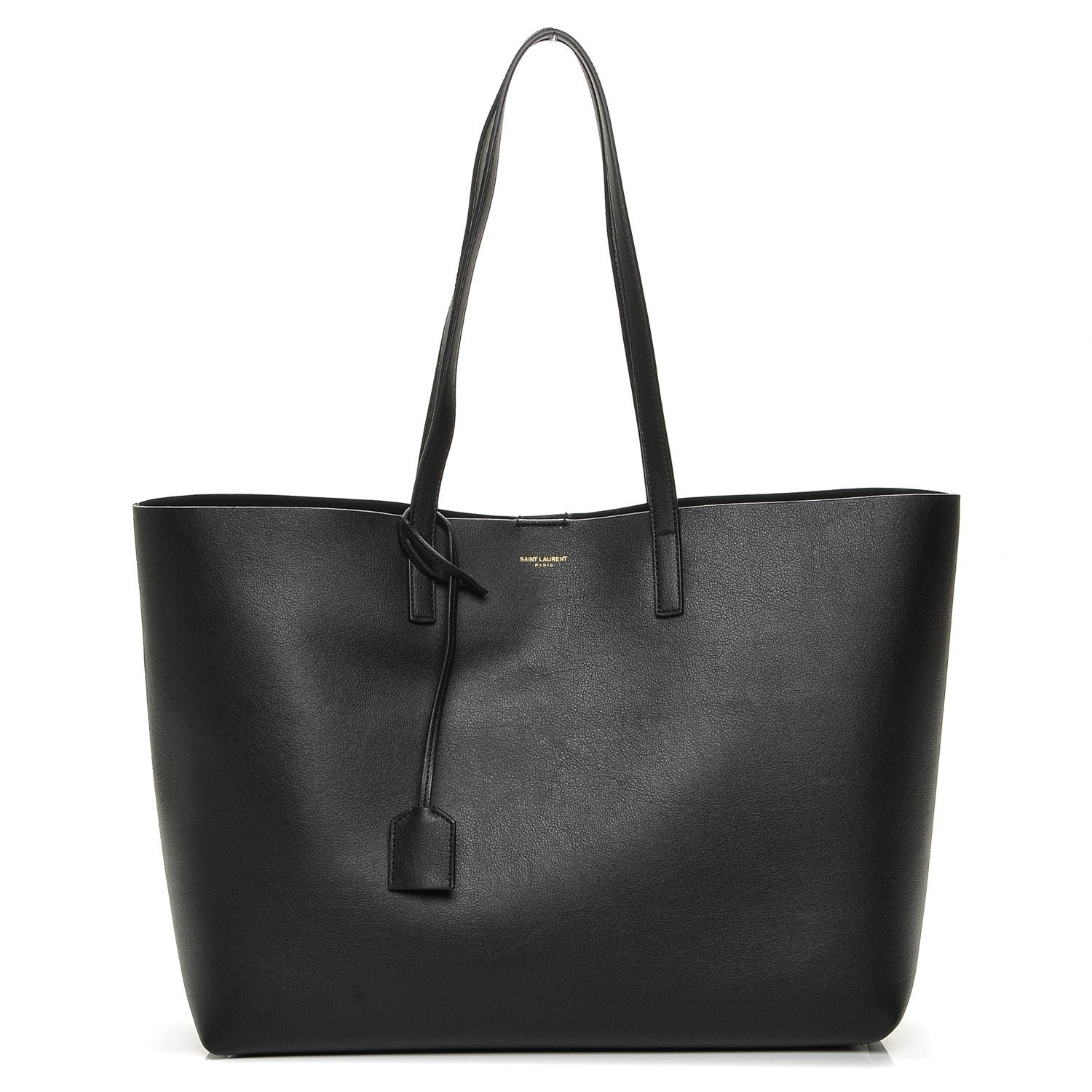 Saint Laurent Calfskin Large Shopping Tote Black 1 of 7