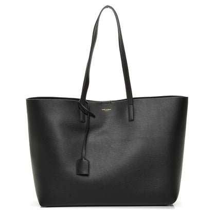 Saint Laurent Calfskin Large Shopping Tote Black 1 of 7