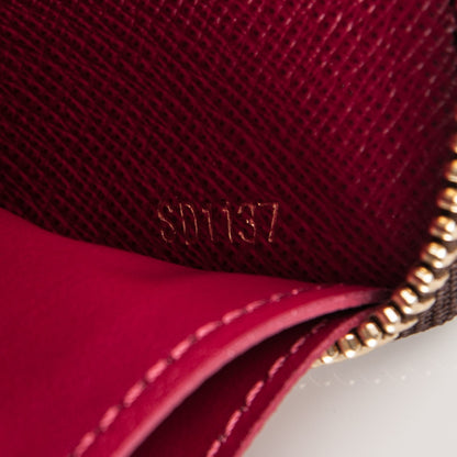 Louis Vuitton Monogram Clemence Wallet Fuchsia 7 of 7