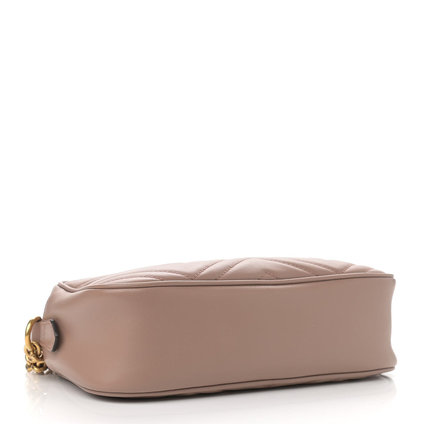 Calfskin Matelasse Small GG Marmont Chain Shoulder Bag Porcelain Rose