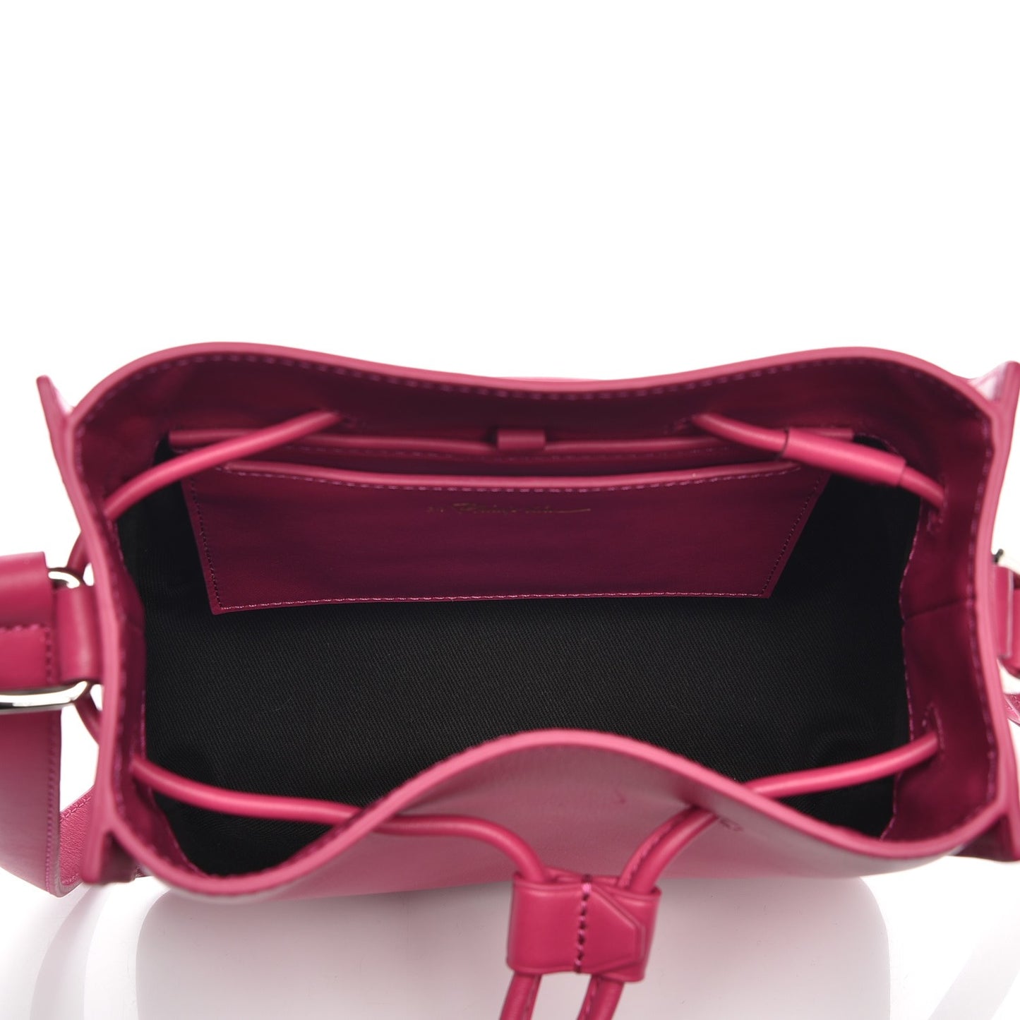 3.1 Smooth Calfskin Mini Soleil Bucket Bag Bougainvillea