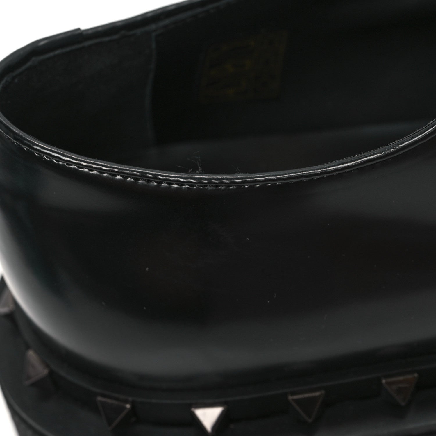 Valentino Garavani Calfskin Rockstud Womens M-Way Derby Loafers 41 Black 11 of 12