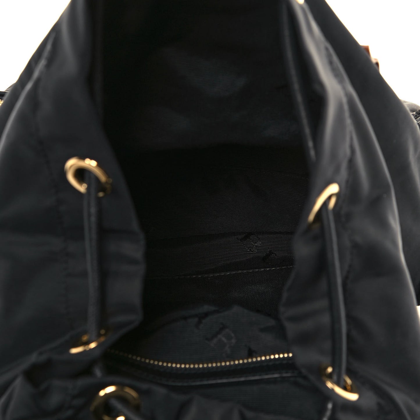 Nylon Medium Rucksack Backpack Black