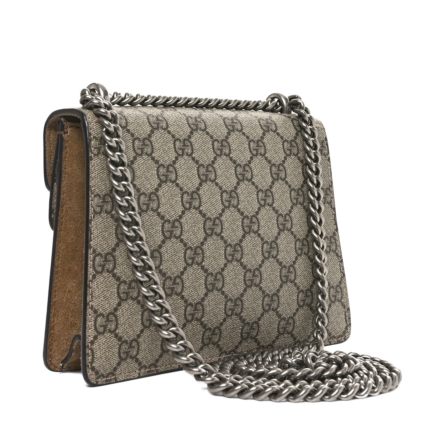 Gucci GG Supreme Monogram Mini Dionysus Shoulder Bag Taupe 3 of 10