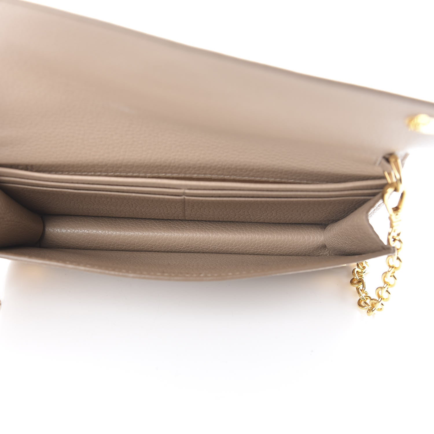 Prada Vitello Daino Chain Wallet Cammeo 5 of 11