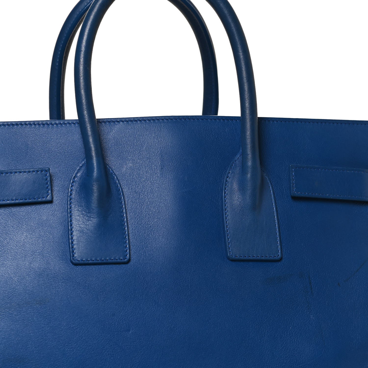 Saint Laurent Calfskin Small Sac De Jour Blue Majorelle 13 of 13