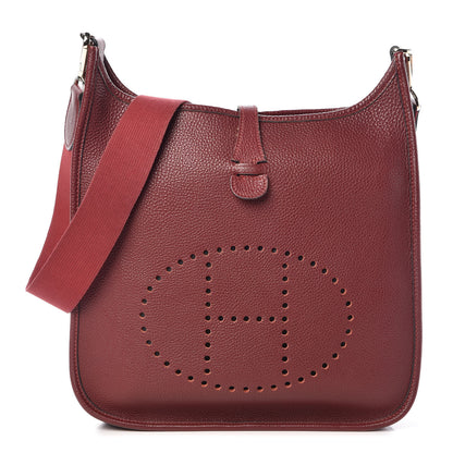 Hermes Togo Evelyne PM Rouge H 1 of 12