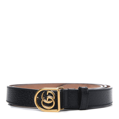 Gucci Calfskin Framed Double G Belt 105 42 Black 1 of 4