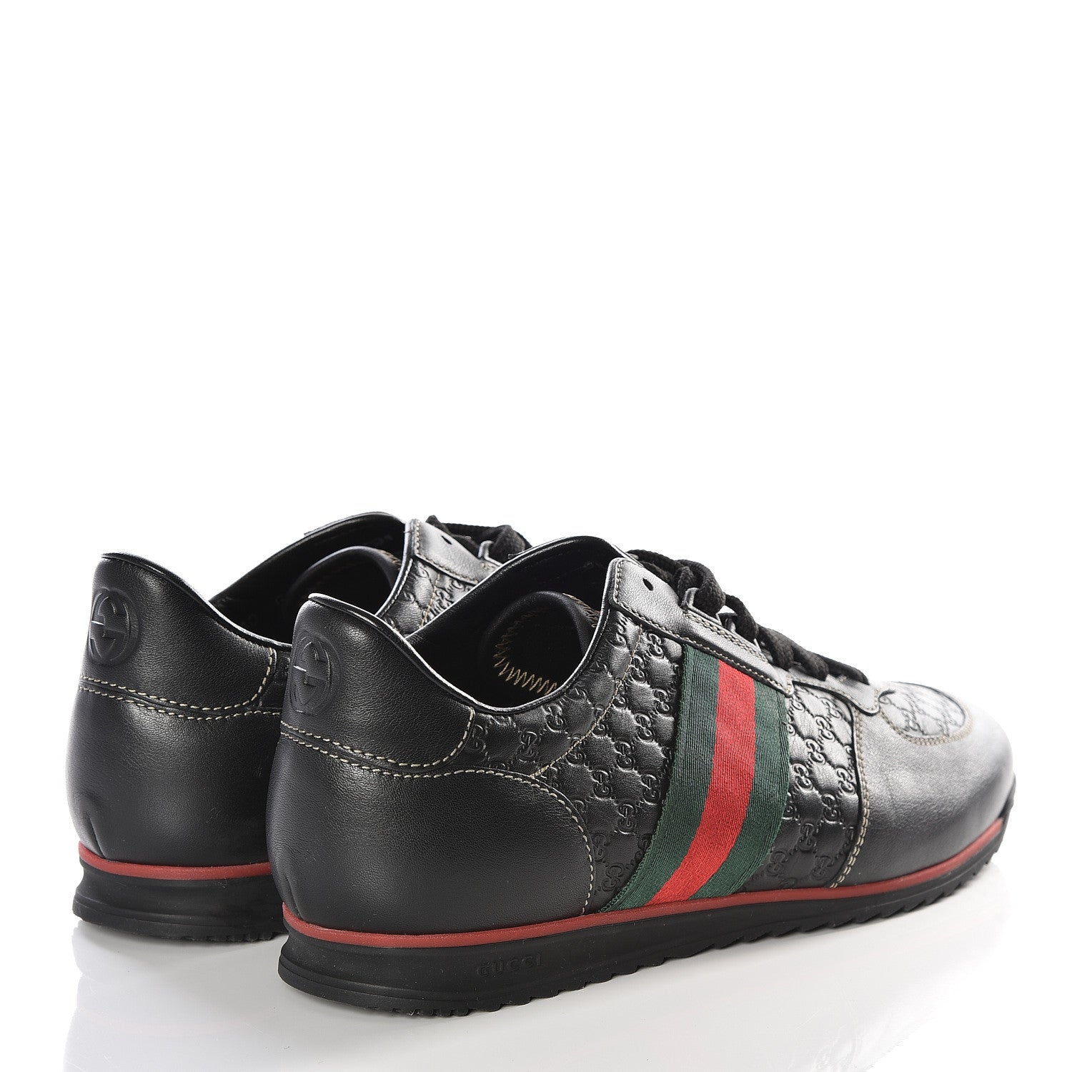 Gucci Microguccissima Web Sneakers 40 Black 5 of 13