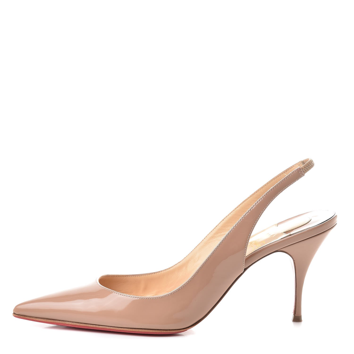 Christian Louboutin Patent Clare Sling 80 Pumps 37 Antoinette 1 of 11