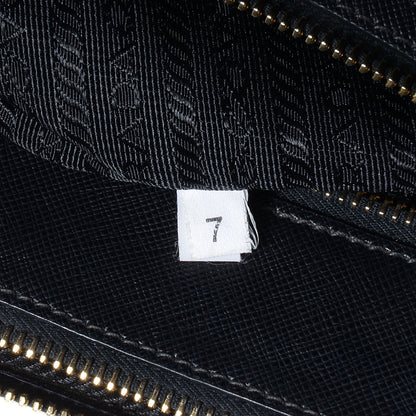Prada Saffiano Lux Large Double Zip Tote Nero Black 7 of 10