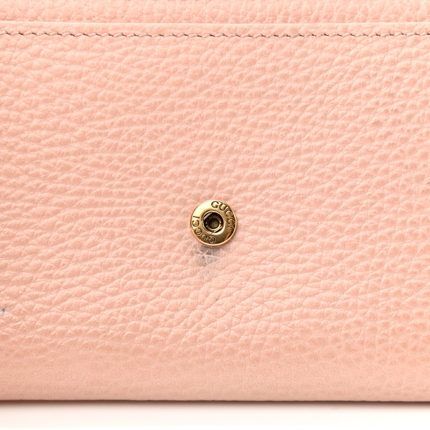 Pebbled Calfskin Butterfly Continental Wallet Perfect Pink