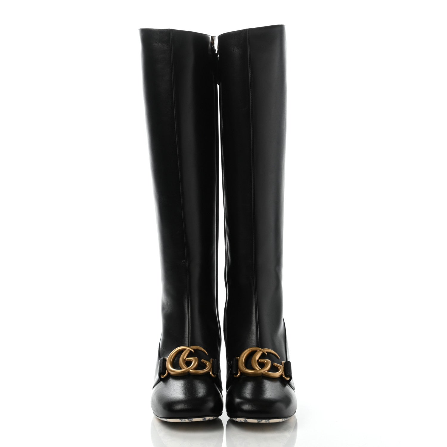 Gucci Malaga Kid GG Victoire 55mm Boots 39 Black 2 of 9