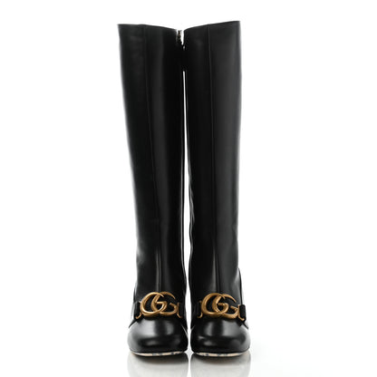 Gucci Malaga Kid GG Victoire 55mm Boots 39 Black 2 of 9
