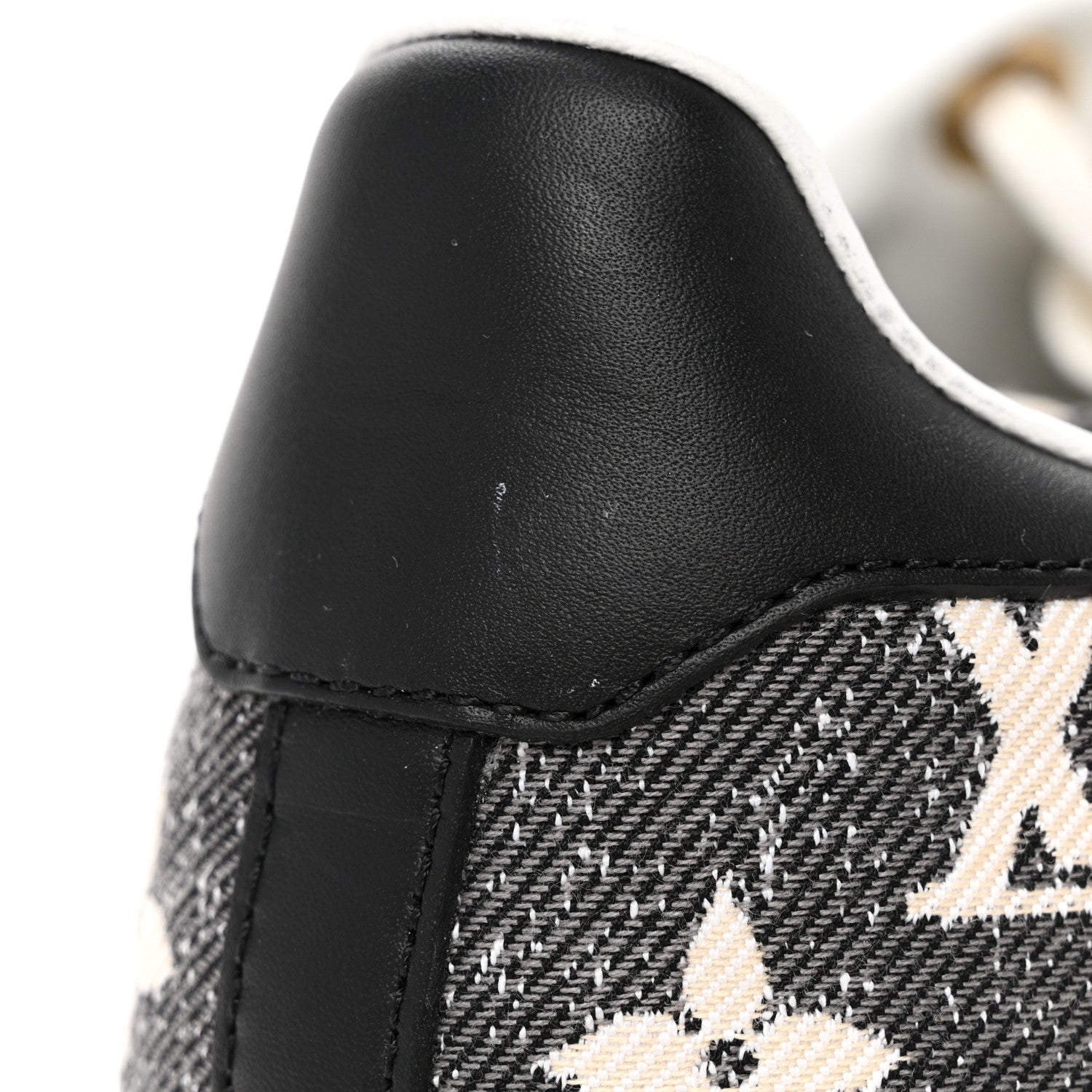 Louis Vuitton Denim Monogram Time Out Sneakers 36 10 of 11
