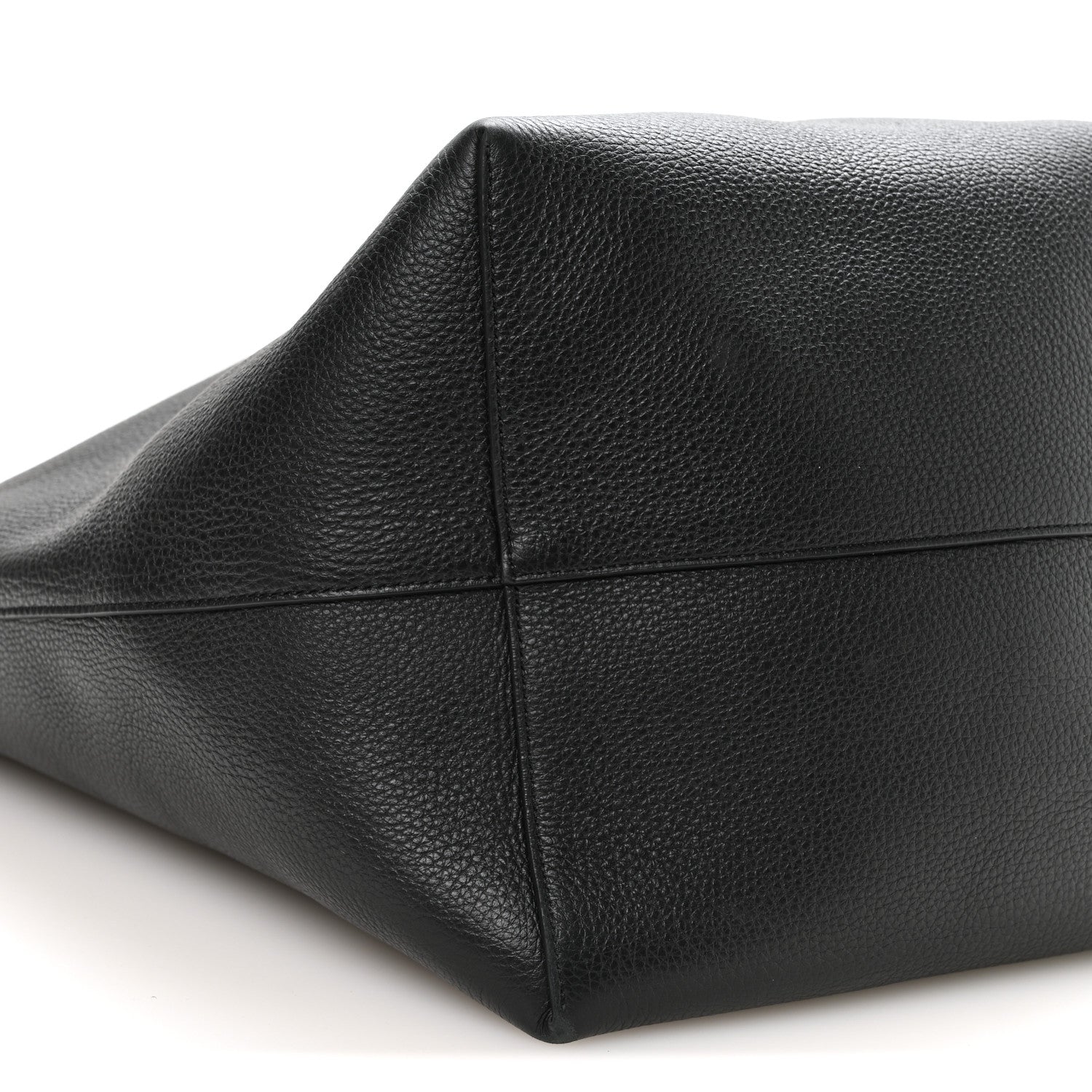 The Row Grained Calfskin Large N/S Park Tote Black 8 of 9