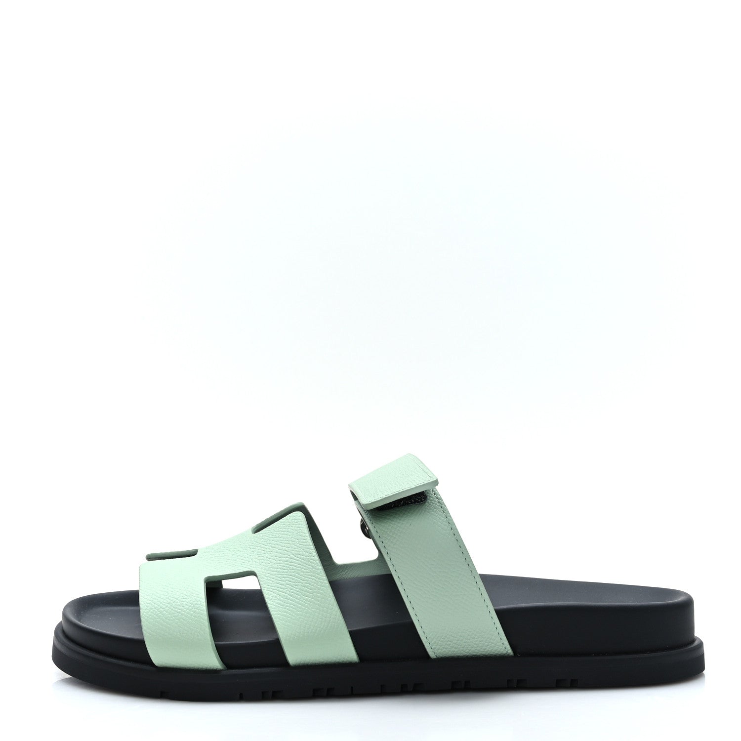 Hermes Epsom Womens Chypre Sandals 39 Vert Jade 1 of 9