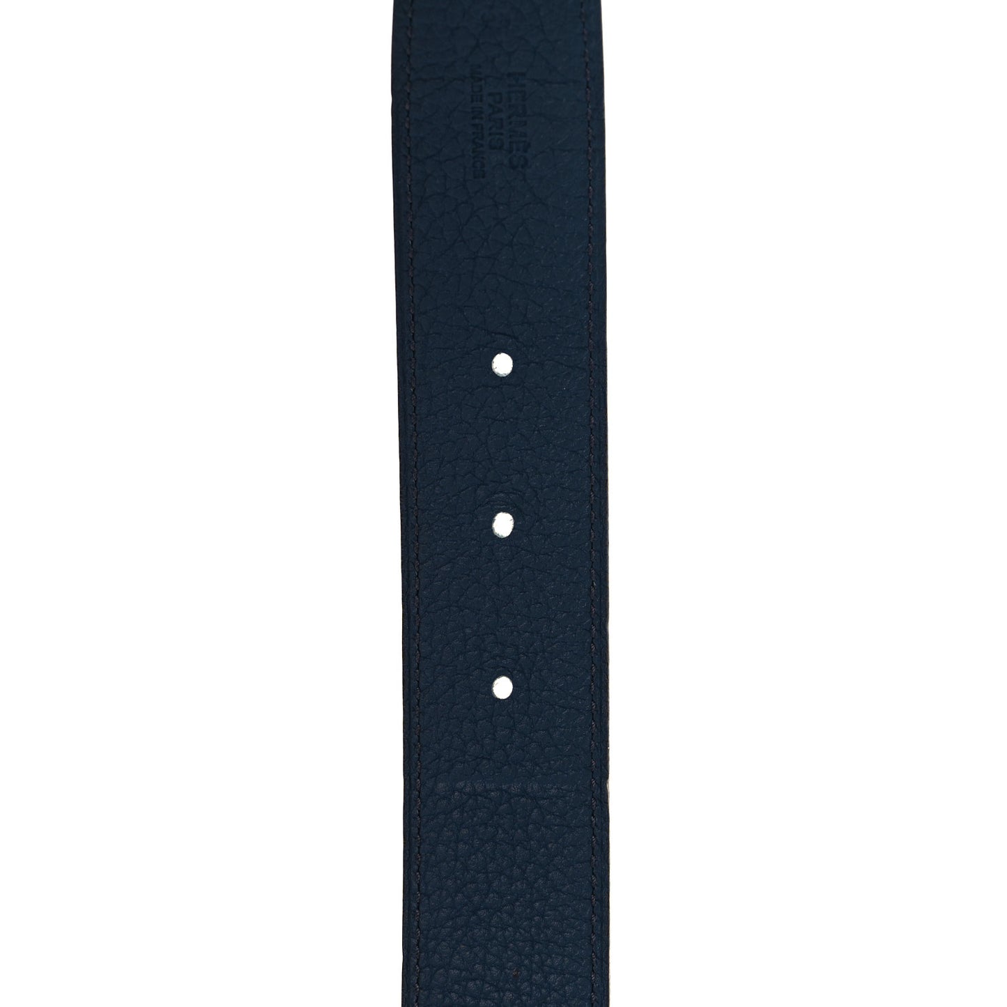 Box Togo 32mm Au Carre H Belt 85 34 Black Bleu De Malte