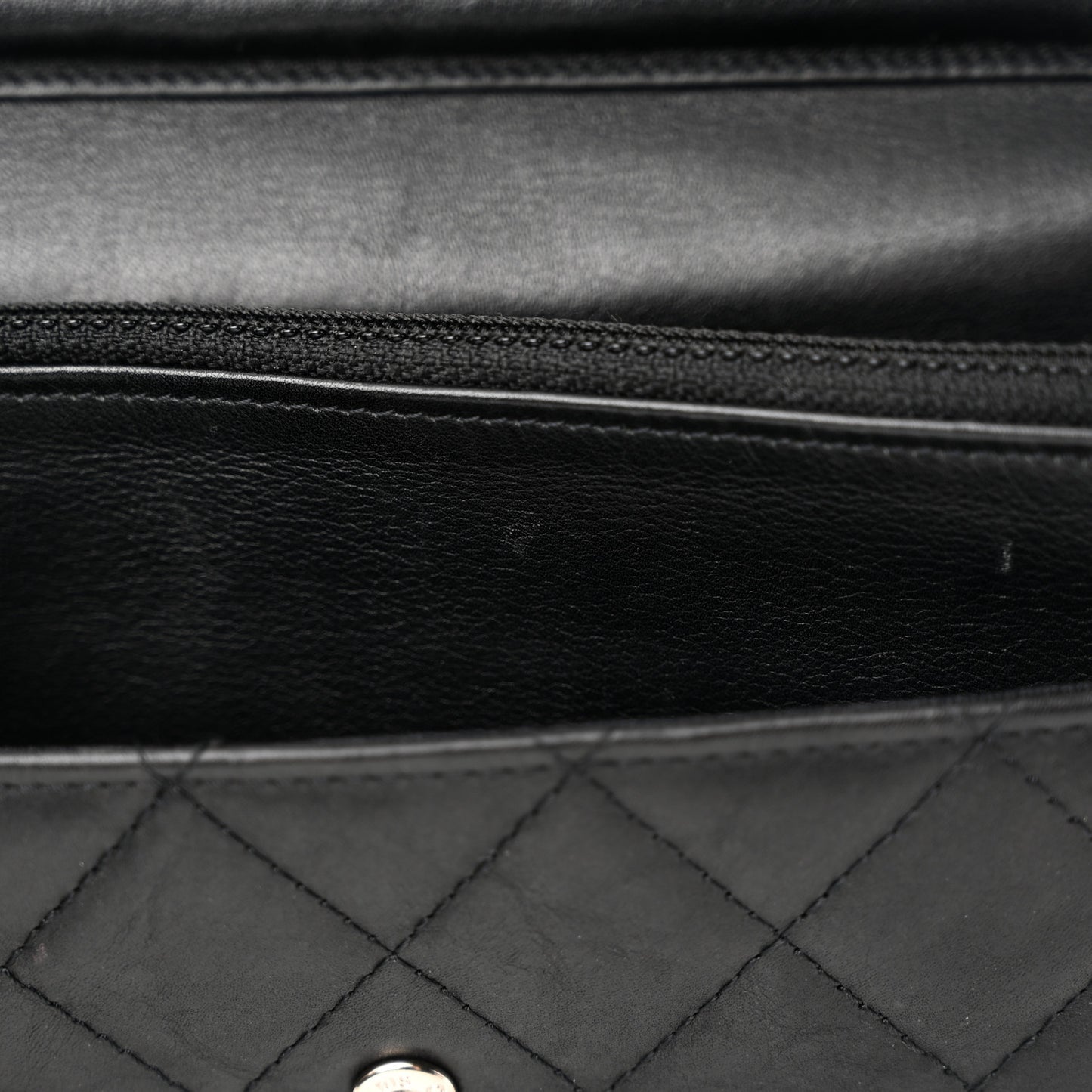 Aged Calfskin Reissue Wallet On Chain WOC Black