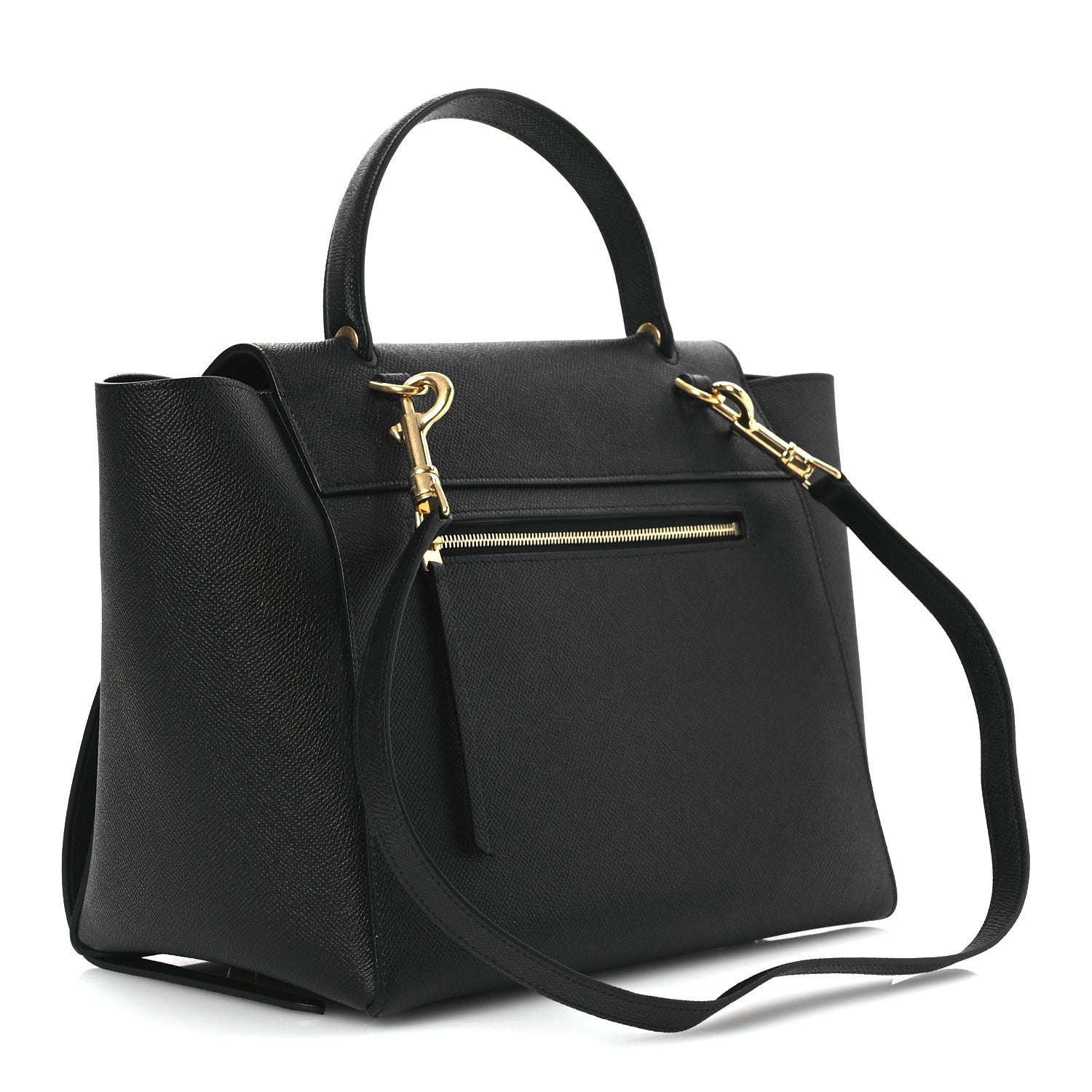 Celine Grained Calfskin Mini Belt Bag Black 3 of 12
