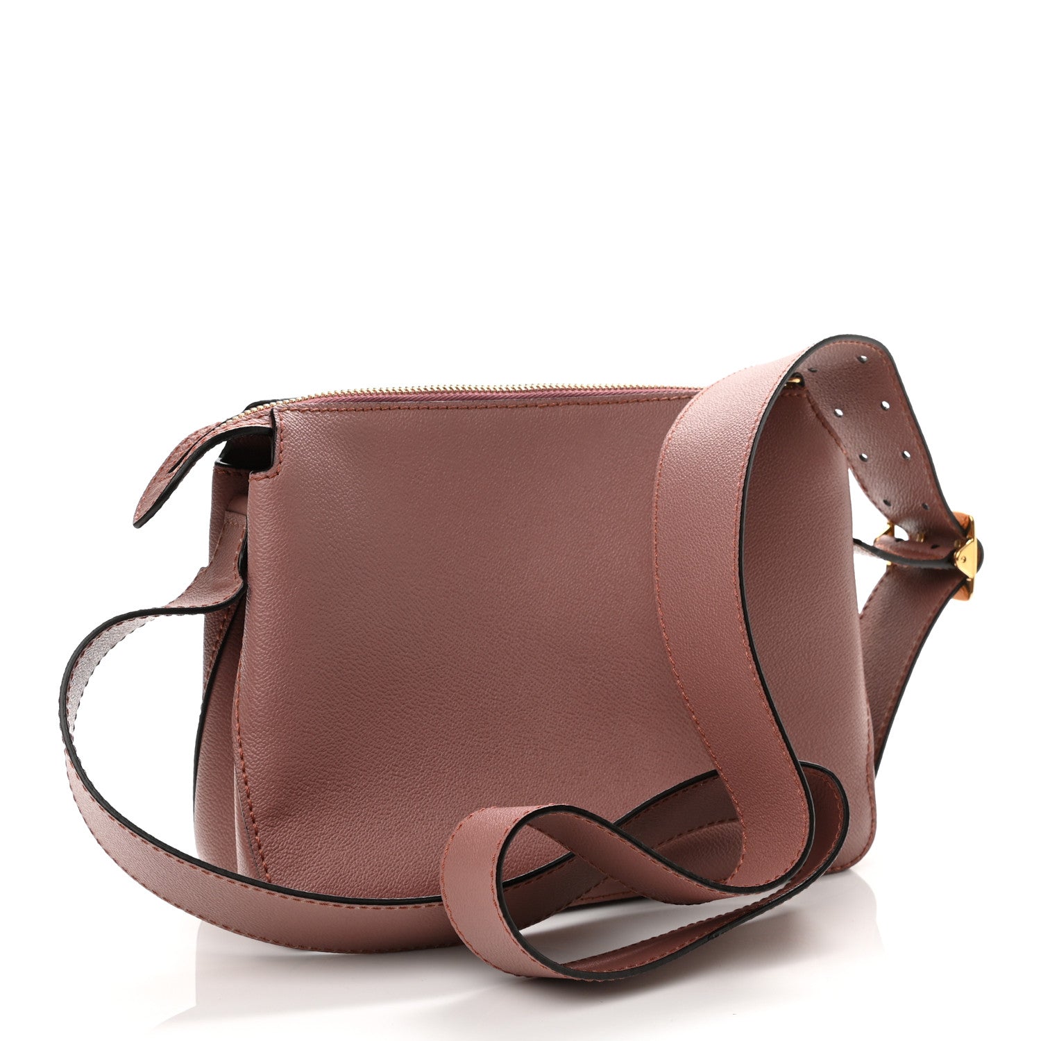Burberry Soft Grain Calfskin House Check Small Helmsley Crossbody Dusty Pink 3 of 17
