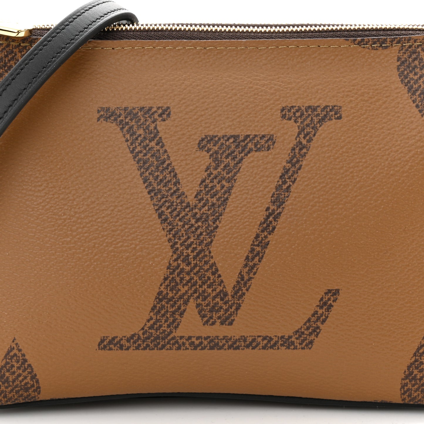 Reverse Monogram Giant Double Zip Pochette