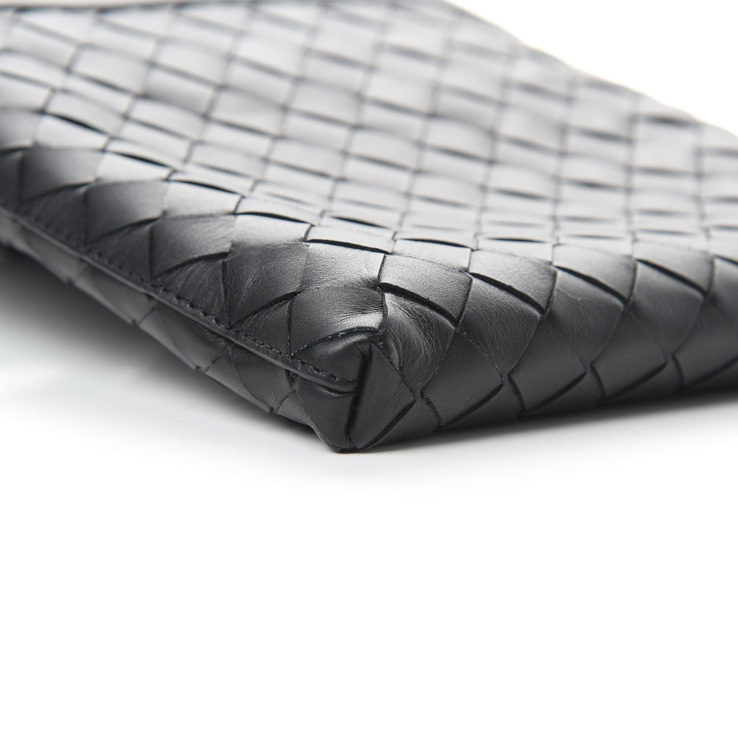 Nappa Intrecciato Messenger Black