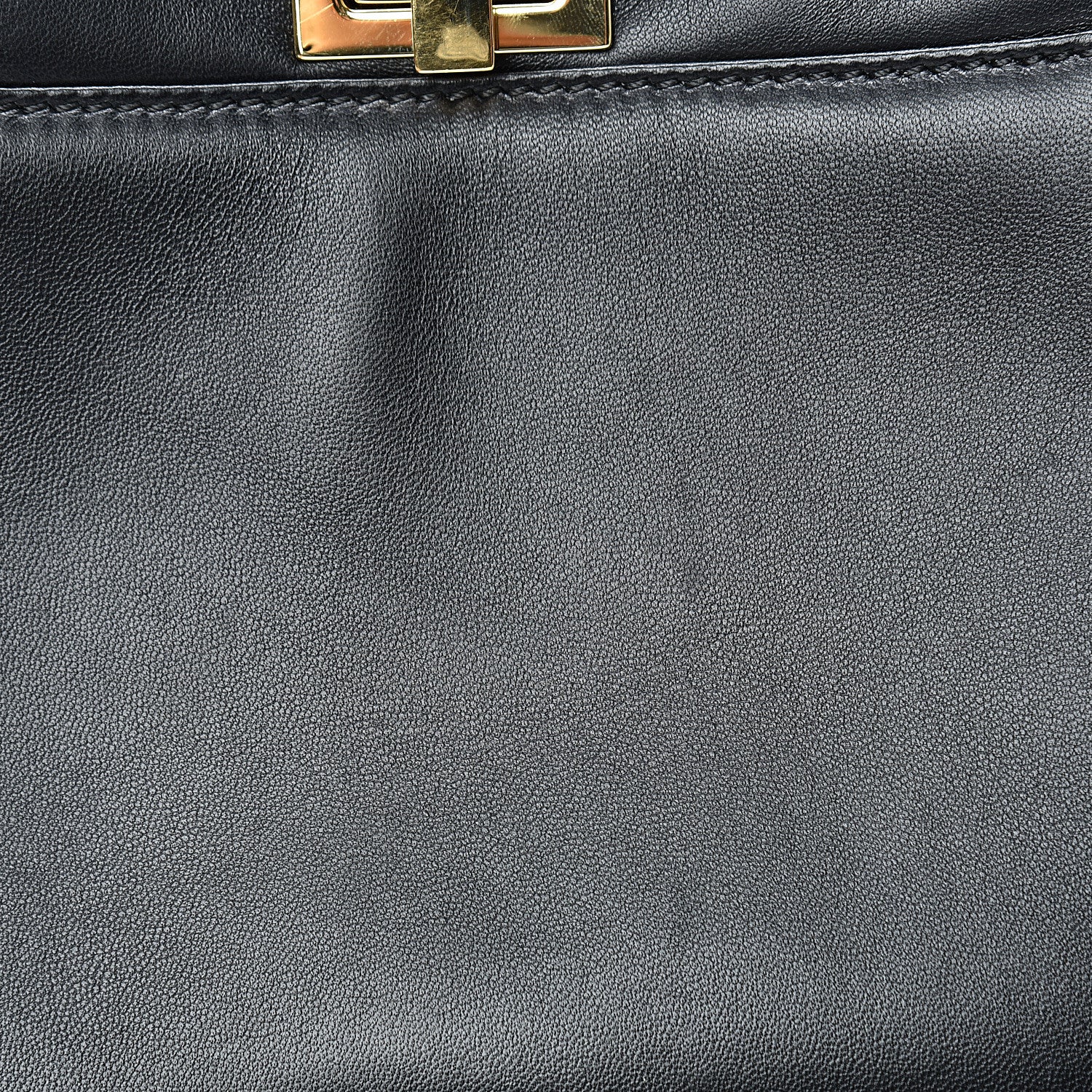 Fendi Nappa Mini Peekaboo Iconic Satchel Black 11 of 12