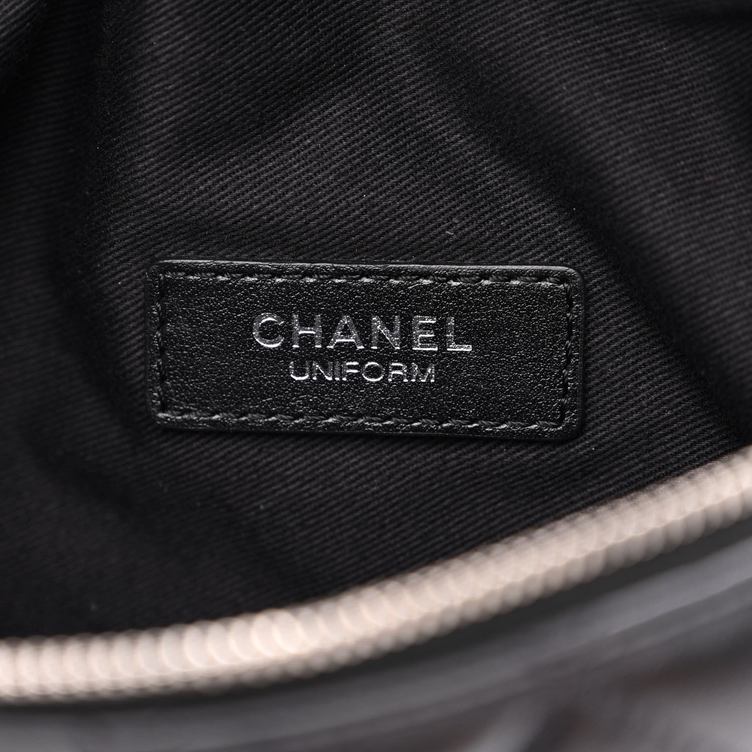 Chanel Calfskin Quilted Waist Belt Bag Black 6 of 10