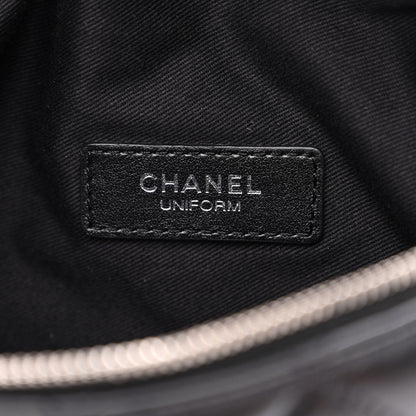 Chanel Calfskin Quilted Waist Belt Bag Black 6 of 10