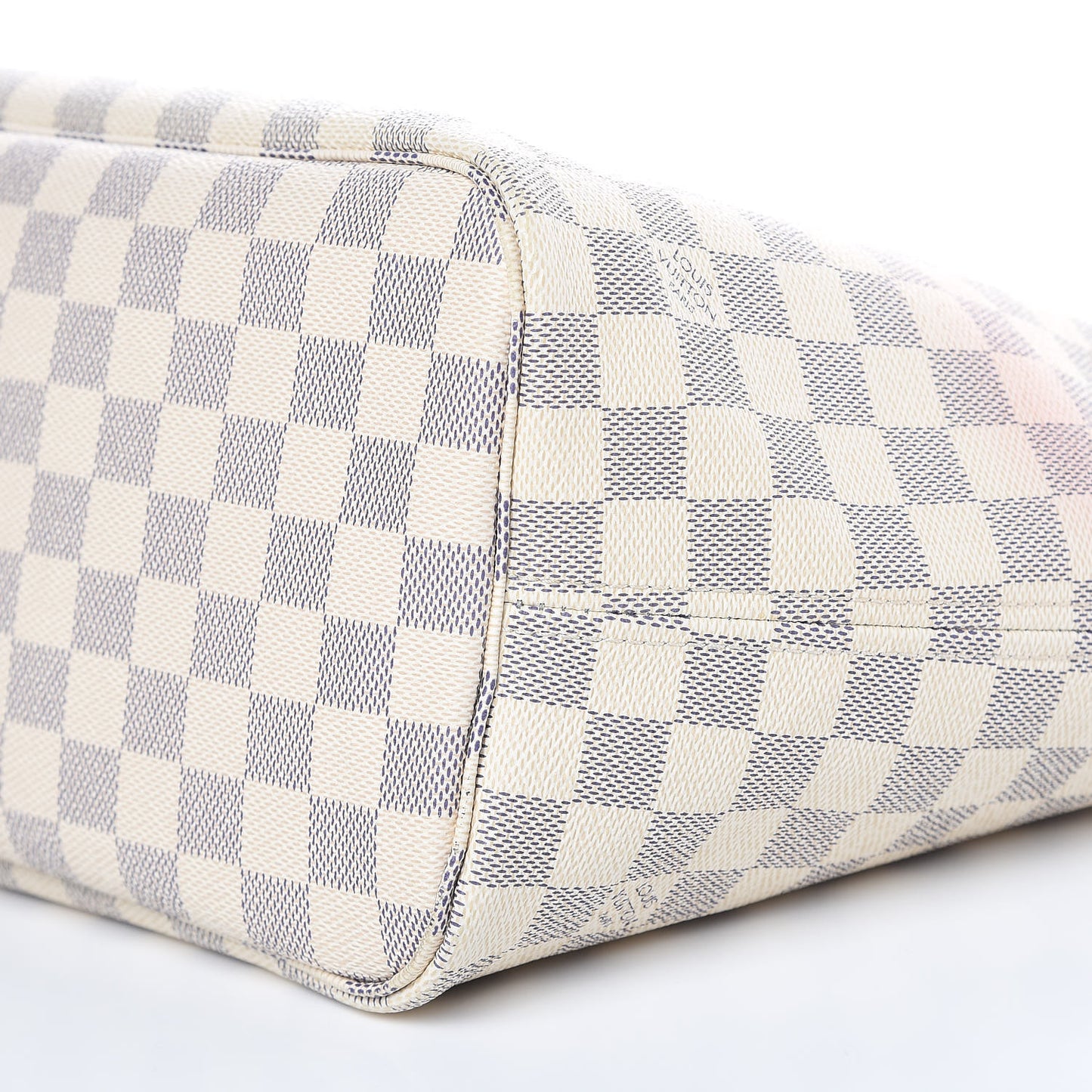 Damier Azur Neo Neverfull MM Rose Ballerine