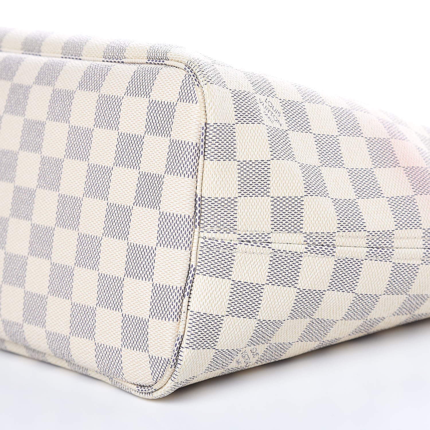 Louis Vuitton Damier Azur Neo Neverfull MM Rose Ballerine 8 of 16
