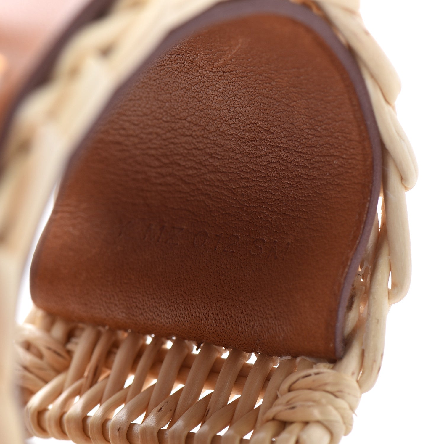 Hermes Wicker Barenia Medor Picnic Cuff Bracelet T3 Fauve 5 of 6