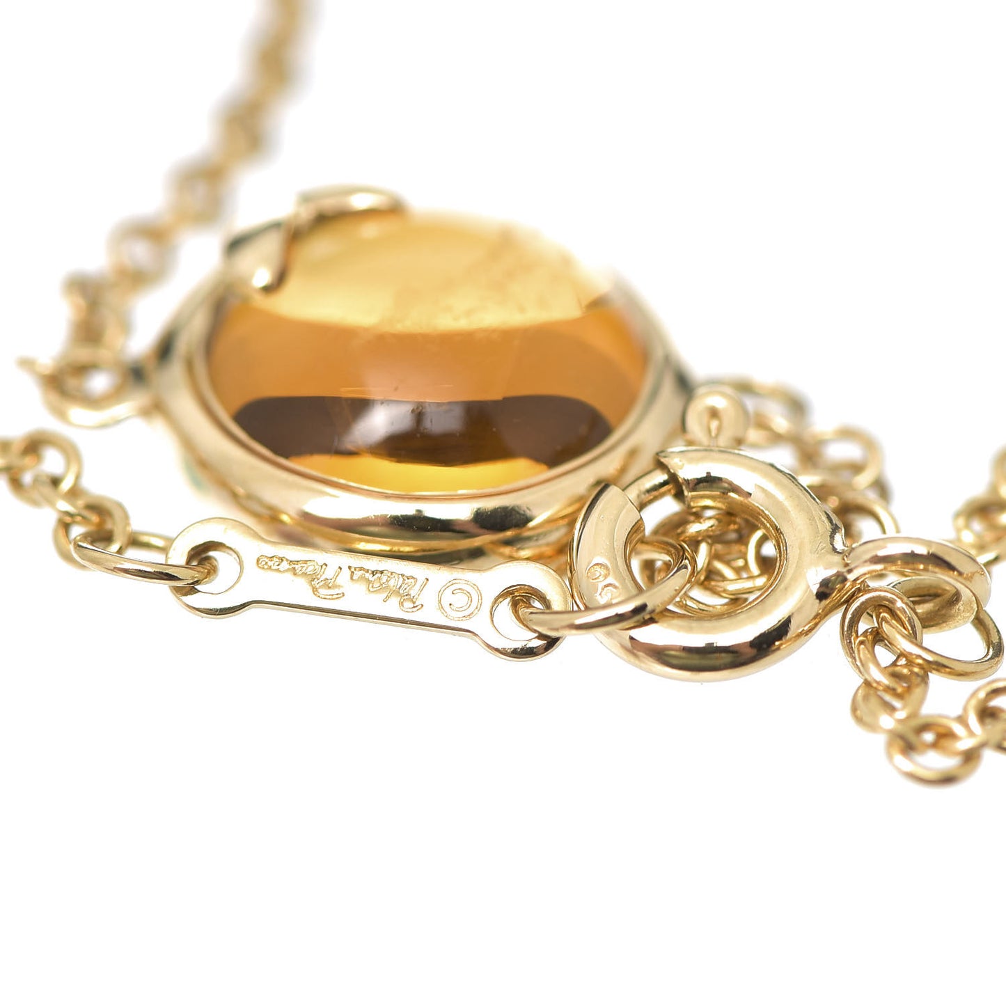 18K Yellow Gold Citrine Paloma Picasso Olive Leaf Bracelet