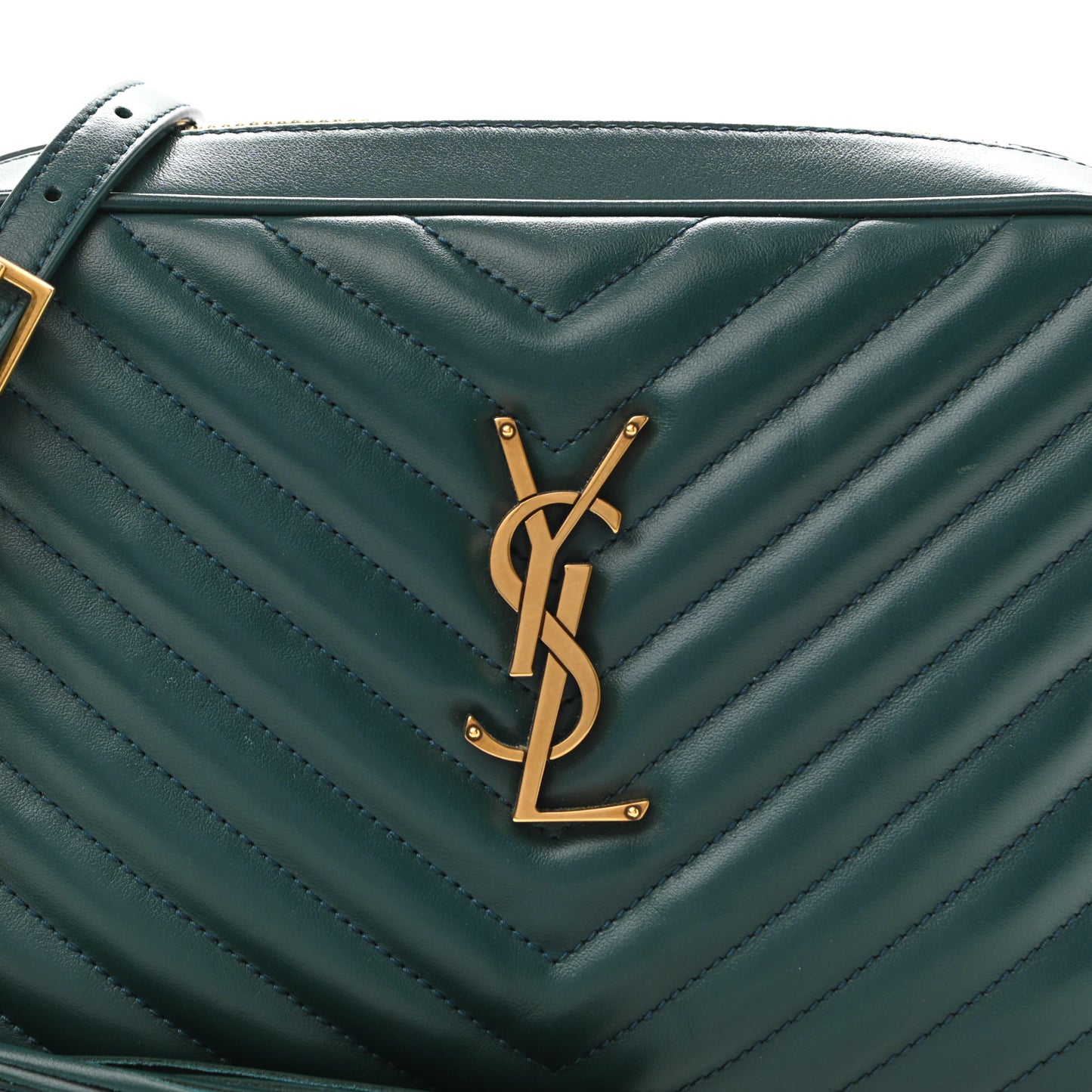 Calfskin Matelasse Monogram Lou Camera Bag Sea Turquoise