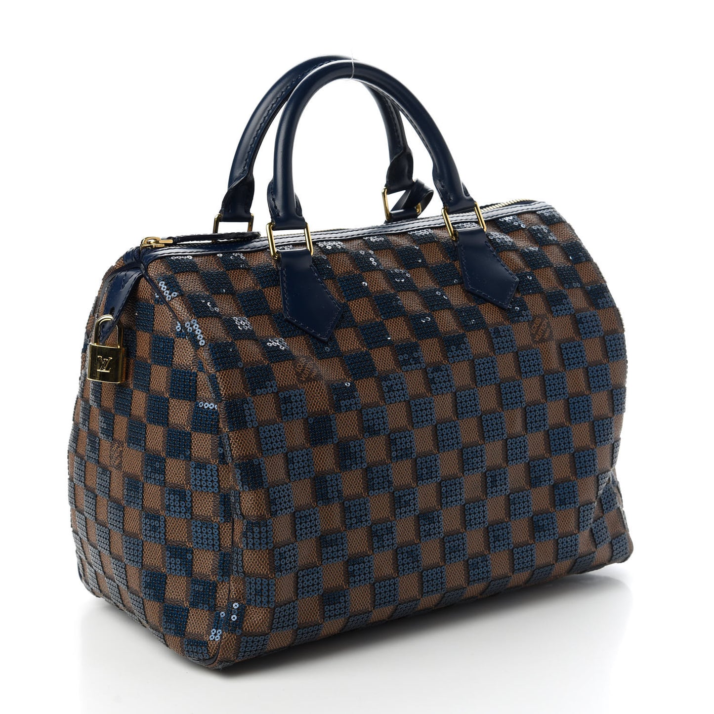 Damier Paillettes Speedy 30 Blue