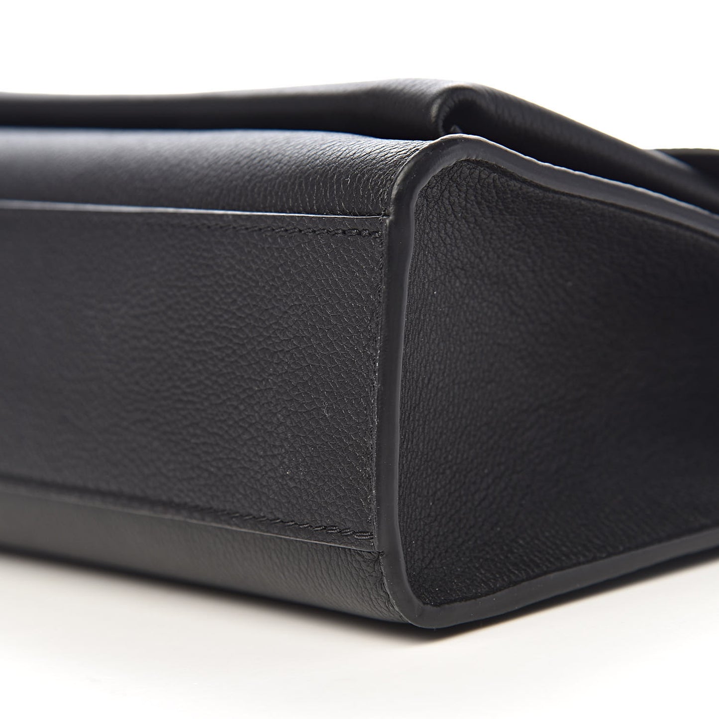 Soft Calfskin My Lockme Chain Bag BB Black