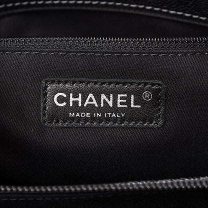 Chanel Iridescent Quilted Chic Caviar Shopping Tote Argent 6 of 13