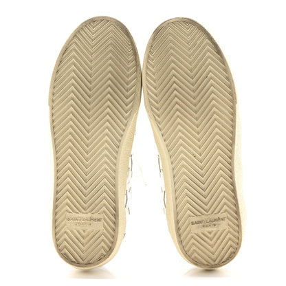 Saint Laurent Nappa Star Court Sneakers 35 Off White 6 of 13